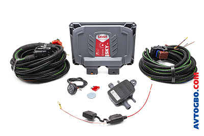 Контроллер SAVER SKY 64 OBD (8 цил.) с проводкой, P/T датчиком 5,5 BAR, DG7