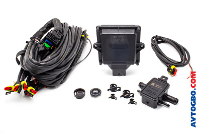 Контроллер OMVL NEW DREAM OBD (3-4цил.) с проводкой, переключателем и датчиком разр., давл. и темп.