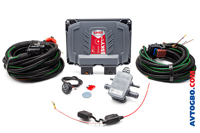 Контроллер SAVER SKY 64 OBD с проводкой и сенс.(8 цил.)