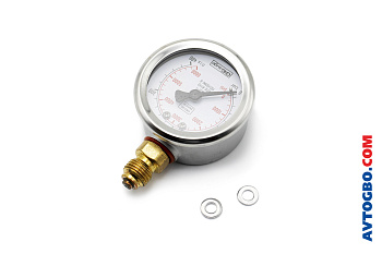 Манометр метан CNGAUGE, нерж., боковой коннектор