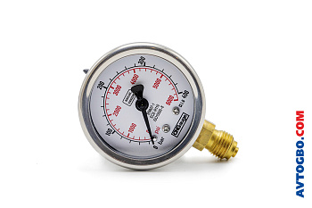 Манометр метан CNGAUGE, нерж., боковой коннектор, защита IP-67