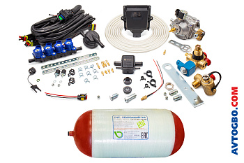 Установочный к-т CNG OMVL DREAM-4 (EVO 195KW, Gemini) + Баллон 100L LITE