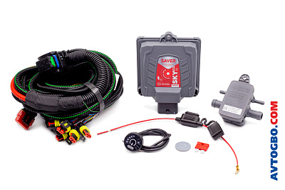 Контроллер SAVER SKY 32 OBD с проводкой и сенс.(4 цил.)