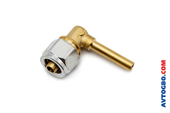 Набор фитингов-переходников для термопластика металл D6*пластик D8 (угловое подключение)